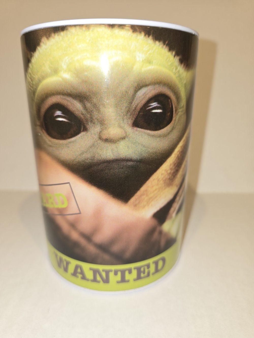Mandolorian Baby Yoda Aka Grogu Wanted Coin Bank